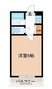 フレクション大工町【202号室】の間取り