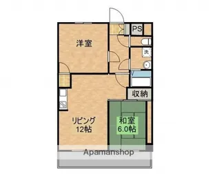 サンライズ清武【306号室】の間取り