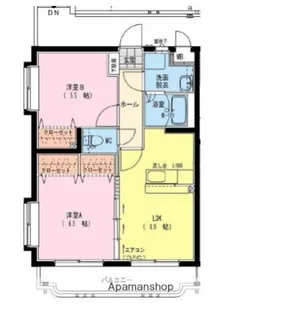 レザンス波島【2階】の間取り
