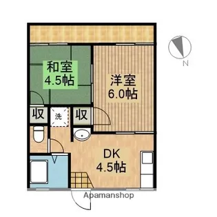 コーポはな【101号室】の間取り