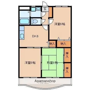 ケイアイビル【1階】の間取り