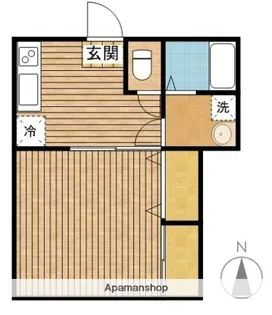 東大淀コーポ【102号室】の間取り