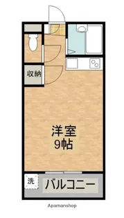 YS南宮崎【802号室】の間取り