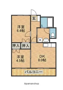 サングランデ21【3階】の間取り