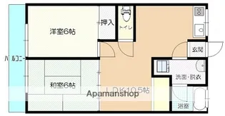 メゾンドF【201号室】の間取り