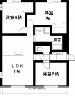COLLINE(コリーヌ)【2階】の間取り