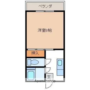 長友マンション【302号室】の間取り