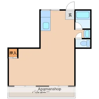 BLOCASAHI【202号室】の間取り