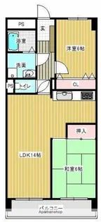 日神パレステージ宮崎【605号室】の間取り