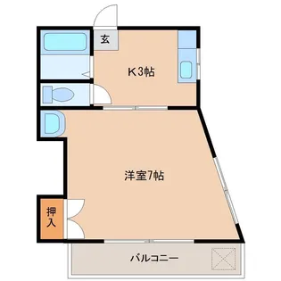 メモリーハウス【202号室】の間取り