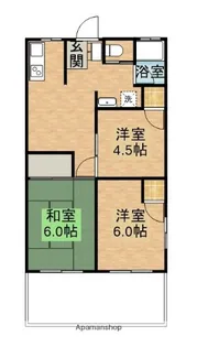 黒川マンション【101号室】の間取り