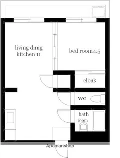 恒南コーポ【3階】の間取り
