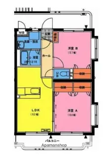 フェニックスハイツⅡ【201号室】の間取り