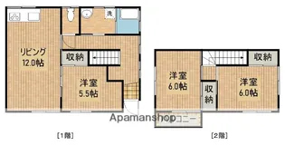 宮崎県東諸県郡国富町大字本庄【一戸建】の間取り