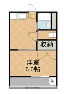 サンコーポ21【107号室】の間取り