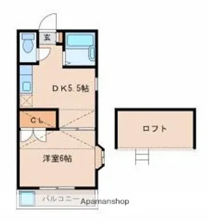 A−STEP城ヶ崎【2階】の間取り