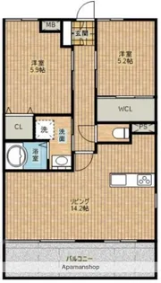 ALTE MEISTER 谷川【1階】の間取り