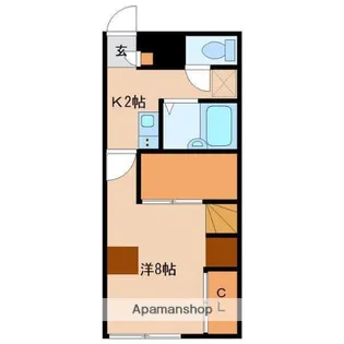 ディライトフル22【203号室】の間取り