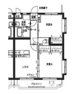 レインボーハイム【2階】の間取り