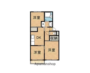 榮アパート【207号室】の間取り