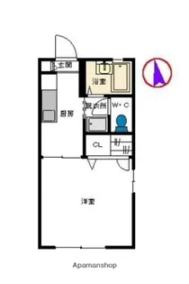 ビーブル大塚【101号室】の間取り