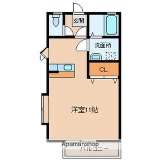 グレイトネスⅡ【102号室】の間取り