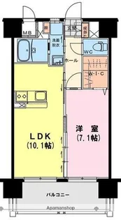 リオ グランデ【9階】の間取り