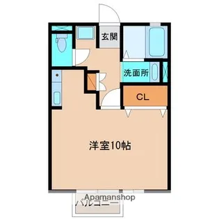 サンフィールド【102号室】の間取り