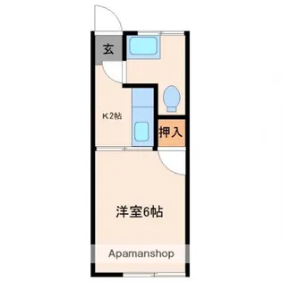 大和荘(やまとそう)【18号室】の間取り