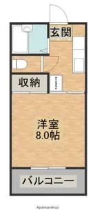 タウニィ霧島【105号室】の間取り