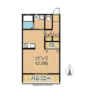 フォレストリーフ【202号室】の間取り