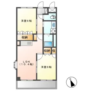 DREAM WING【203号室】の間取り