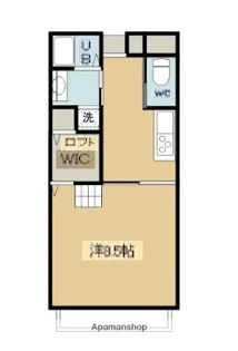 パワーステージ中村【302号室】の間取り