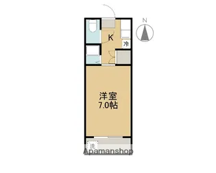 プチメゾン南月見ヶ丘【102号室】の間取り