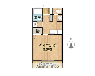 シーサイドコーポD棟【205号室】の間取り