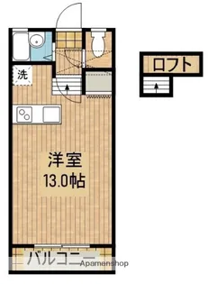 マリンハイツ和田山【305号室】の間取り