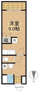 平成企画コーポ【303号室】の間取り