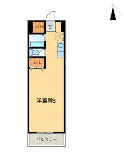 クレーシェル【206号室】の間取り