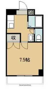 ビューテラス【8階】の間取り