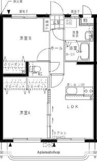 サニーコート笹目【203号室】の間取り