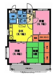 ユーミーいちまるⅢ【102号室】の間取り
