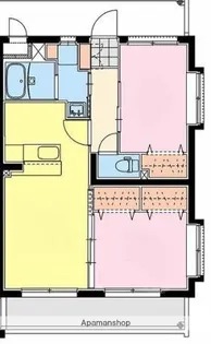 ヒカオプリンセスマンション【506号室】の間取り