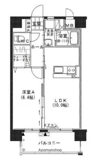 ステーションヒルズ【601号室】の間取り