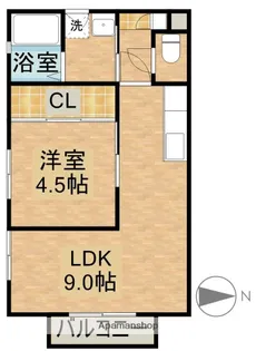 センチュリーハイム【101号室】の間取り