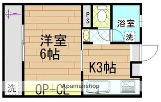 MIA STILE【102号室】の間取り