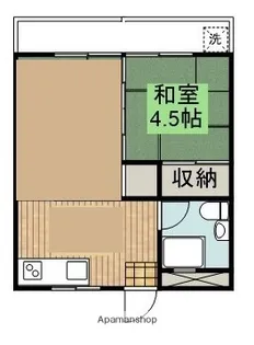 ベルヴィーユ大淀【4階】の間取り