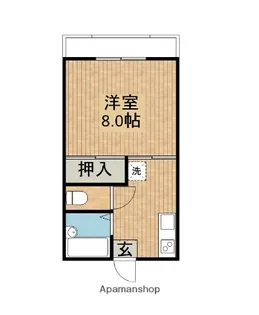 あいらんど宮之前B【1階】の間取り