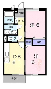 メルローズ本郷【203号室】の間取り