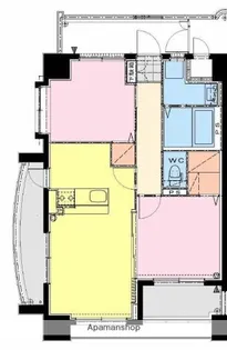 Y’S COURT.EXE【5階】の間取り