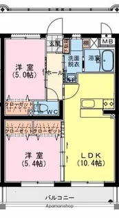 メルベージュ【3階】の間取り